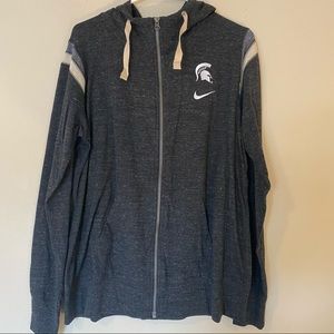Nike Michigan State Spartan Full Zip Hoodie